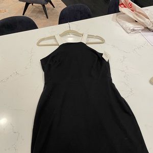 Trouve black and white dress